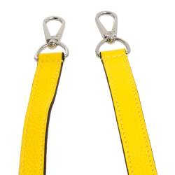 مملوكة مسبقًا حمالة كتف حقيبة لوي فيتون جلد صفراء