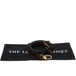 مملوكة مسبقًا حمالة كتف لوي فيتون قابلة للضبط كانفاس مونوغرامي