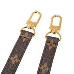 مملوكة مسبقًا حمالة كتف لوي فيتون قابلة للضبط كانفاس مونوغرامي