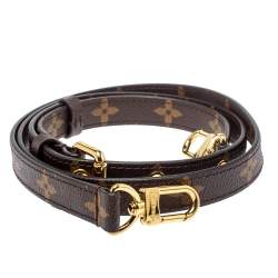 مملوكة مسبقًا حمالة كتف لوي فيتون قابلة للضبط كانفاس مونوغرامي