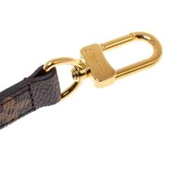 Pre Owned حمالة كتف لوي فيتون قابلة للضبط كانفاس مونوغرامي