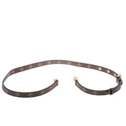 Pre Owned حمالة كتف لوي فيتون قابلة للضبط كانفاس مونوغرامي