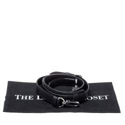 مملوكة مسبقًا Louis Vuitton Black Leather Adjustable Shoulder Strap