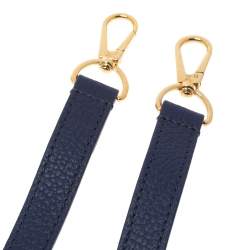 Pre Owned حمالة كتف لوي فيتون قابلة للضبط جلد أزرق داكن