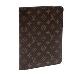 Pre Owned Louis Vuitton Coated Canvas Desk Agenda Cover 