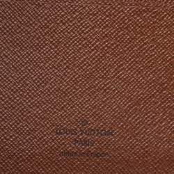 Pre Owned Louis Vuitton Coated Canvas Desk Agenda Cover 