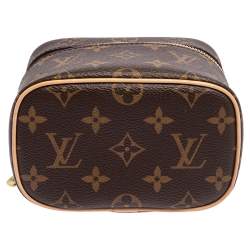 Pre Owned Louis Vuitton Monogram Canvas Nice Nano Toiletry Pouch
