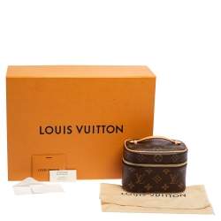 Pre Owned Louis Vuitton Monogram Canvas Nice Nano Toiletry Pouch