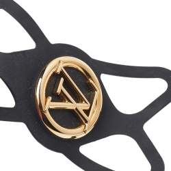 Pre Owned Louis Vuitton Monogram Canvas And Black Silicon Louise Phone Holder