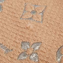 مملوكة مسبقًا Louis Vuitton Beige Logomania Shine Scarf