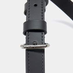 Pre Owned Louis Vuitton Black Leather Adjustable Shoulder Strap