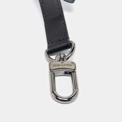 Pre Owned Louis Vuitton Black Leather Adjustable Shoulder Strap