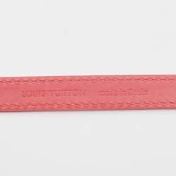 Louis Vuitton Vernis Leather Gold Tone Wrap Bracelet