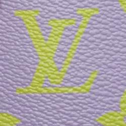Pre Owned Louis Vuitton Pink/Lilac Reverse Monogram Giant Oversize Key Case Holder