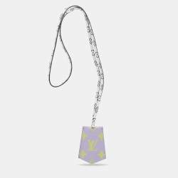 Pre Owned Louis Vuitton Pink/Lilac Reverse Monogram Giant Oversize Key Case Holder