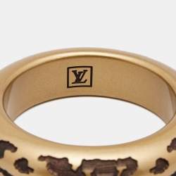 مملوكة مسبقًا Louis Vuitton Lacquer Wood Leopard Monogram Bangle
