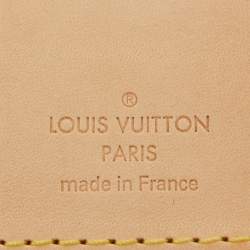 Pre Owned Louis Vuitton Vachetta Leather Luggage Name Tag