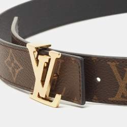 Louis Vuitton Monogram Canvas Initiales Reversible Belt 75CM