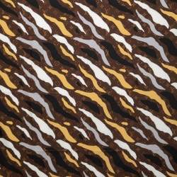 Pre Owned Louis Vuitton x LOL Brown Monogram Silk Scarf