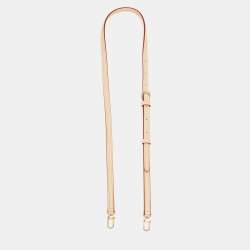 Louis Vuitton Beige Leather Adjustable Shoulder Bag Strap
