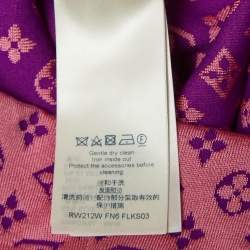 Pre Owned Louis Vuitton Pink Vuittamins Sporty Jacquard Knit Top L