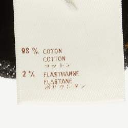 Louis Vuitton Grey Monogram Denim Patch Work Shorts M