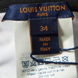 Louis Vuitton White Monogram Print Jersey Bikini Set S/M