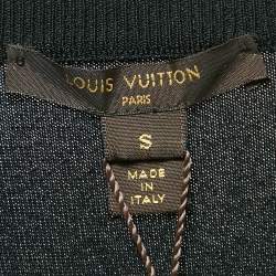 Louis Vuitton Black Knit V-Neck Leather Inset Detail Sleeveless Mini Dress S