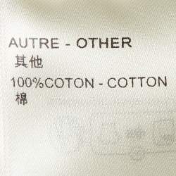 Louis Vuitton Pink Cotton Chain Detail Hooded T-Shirt XS