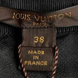 Pre Owned Louis Vuitton Multicolor Printed Sateen Pleated Waist Detail Mini Skirt M