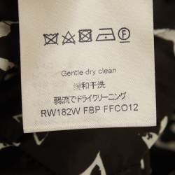 Pre Owned كاب لوي فيتون قطني بمزيج أزرق بسترة سحاب مقاس صغير - سمول