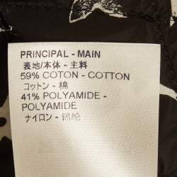 Pre Owned كاب لوي فيتون قطني بمزيج أزرق بسترة سحاب مقاس صغير - سمول