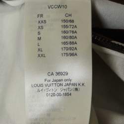 مملوكة مسبقًا جاكيت قطن تمويه بني لوي فيتون بالتعاون مع ليغ أوف ليجندز مقاس صغير جدًا