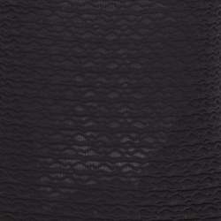 Pre Owned Louis Vuitton Black Wavy Textured Knit Knee Length Dress L