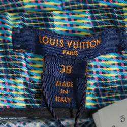 Louis Vuitton Multicolor Printed Silk Shorts M