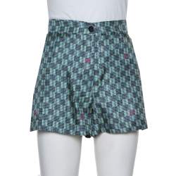 Louis Vuitton Multicolor Printed Silk Shorts M