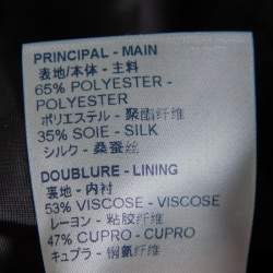 Louis Vuitton Grey Synthetic & Silk Blurry Monogram Printed Down Jacket M