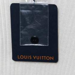 مملوكة مسبقًا Louis Vuitton Cream Wool Ribbed Knit Pullover M