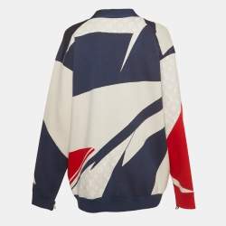 Louis Vuitton Multicolor Graphic Nautical Knit Cardigan XS
