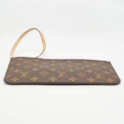 Pre Owned Louis Vuitton Monogram Canvas Zip Pouch