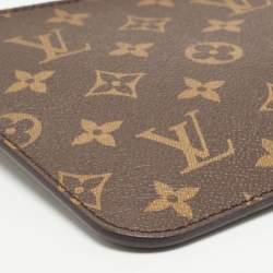 Pre Owned Louis Vuitton Monogram Canvas Zip Pouch