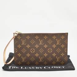 Pre Owned Louis Vuitton Monogram Canvas Zip Pouch