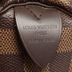 Pre Owned Louis Vuitton Damier Ebene Canvas Speedy 25 Bag