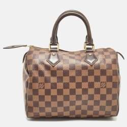 Pre Owned Louis Vuitton Damier Ebene Canvas Speedy 25 Bag