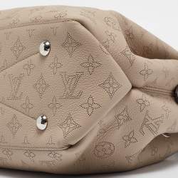 Pre Owned Louis Vuitton Galet Monogram Mahina Leather Bella Tote