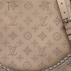 Pre Owned Louis Vuitton Galet Monogram Mahina Leather Bella Tote