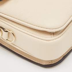 مملوكة مسبقًا Louis Vuitton Creme Monogram Empreinte Leather Pochette Metis East West Bag