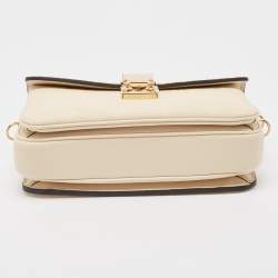 مملوكة مسبقًا Louis Vuitton Creme Monogram Empreinte Leather Pochette Metis East West Bag