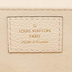 مملوكة مسبقًا Louis Vuitton Creme Monogram Empreinte Leather Pochette Metis East West Bag