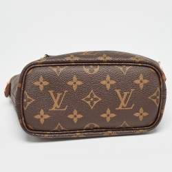 Pre Owned Louis Vuitton Rose Peony Monogram Canvas Neverfull BB Bag